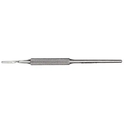 Hu-Friedy Scalpel Handle No. 5, Straight Round, Stainless Steel, 6" Long, 1/Pk, 10-130-05 thumbnail 5