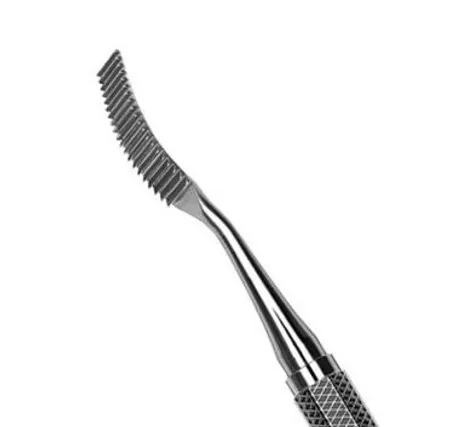 Hu-Friedy 2X Miller-Colburn Bone File, #6 Satin Steel Handle, Cross-Cut, 6.2mm, BF2X6 - 2X Miller-Colburn Bone File #6 Satin Steel Hdl. - Image 1
