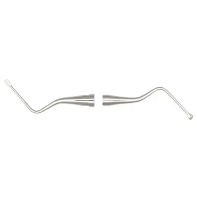 Hu-Friedy #10 Miller Double-End Surgical Curette, #522 Hexagon Handle, 2.9 mm Working Ends, CM10 thumbnail 4