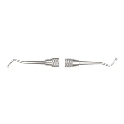 Hu-Friedy #19 Double-Ended Spoon Excavator, #6 Satin Steel Handle, 2.0 mm, EXC196 thumbnail 4