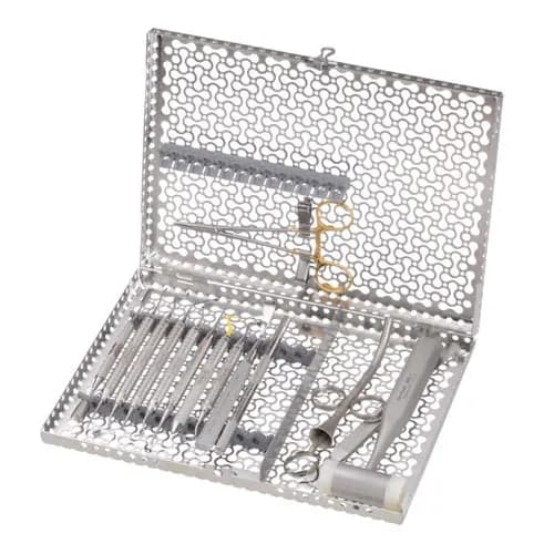 Hu-Friedy IMS® Infinity Series™ 12-Instrument Cassette with Accessory Area, Yellow, 11" x 1.25" x 8", IMN4125 thumbnail 3