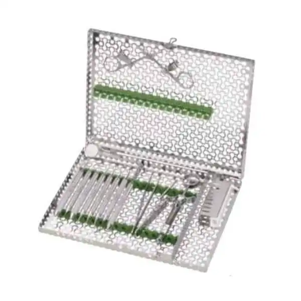 IMS® Infinity Series™ Oral Surgery Cassette, 14.5" x 1.25" x 8", Gray, Stainless Steel, IMNOS1 thumbnail 3