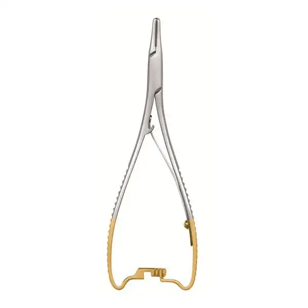 Hu-Friedy Perma Sharp Mathieu-Kocher Needle Holder, 5", Tungsten Carbide, NH5074E thumbnail 2