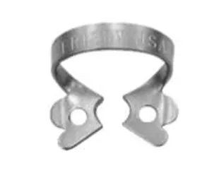 Hu-Friedy Rubber Dam Clamp #209, Winged, Lower Premolars, Satin Steel, 1/Pk, RDCM209 thumbnail 2