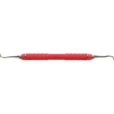 Hu-Friedy 31/32 Jacquette Sickle Scaler, Double End, #8 Resin 8 Colors Handle, Red, EverEdge 2.0, SJ31/32C8E2 thumbnail 2