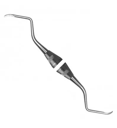 Hu-Friedy Curette DE Prichard 1/2, Double End, #2 Octagonal Handle, Surgical, Stainless Steel thumbnail 4