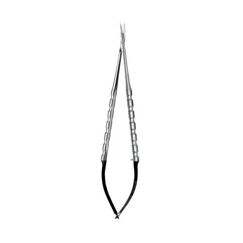 Hu-Friedy Castroviejo Microsurgical Scissors, Curved, 7" (18cm), Stainless Steel, SPV, 1 Each thumbnail 2