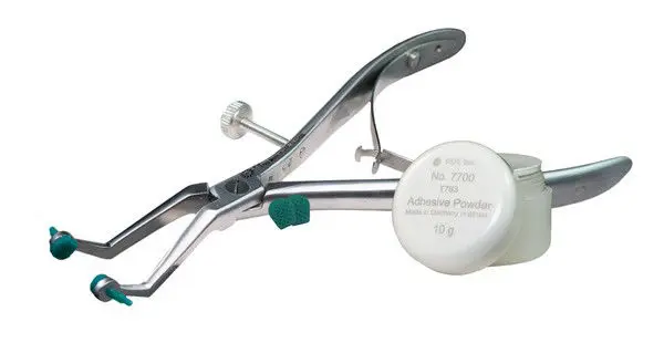 PDT Crown Removing Pliers Kit, T781, with 5 Sets of Replacement Tips and 10g Adhesive Powder thumbnail 2