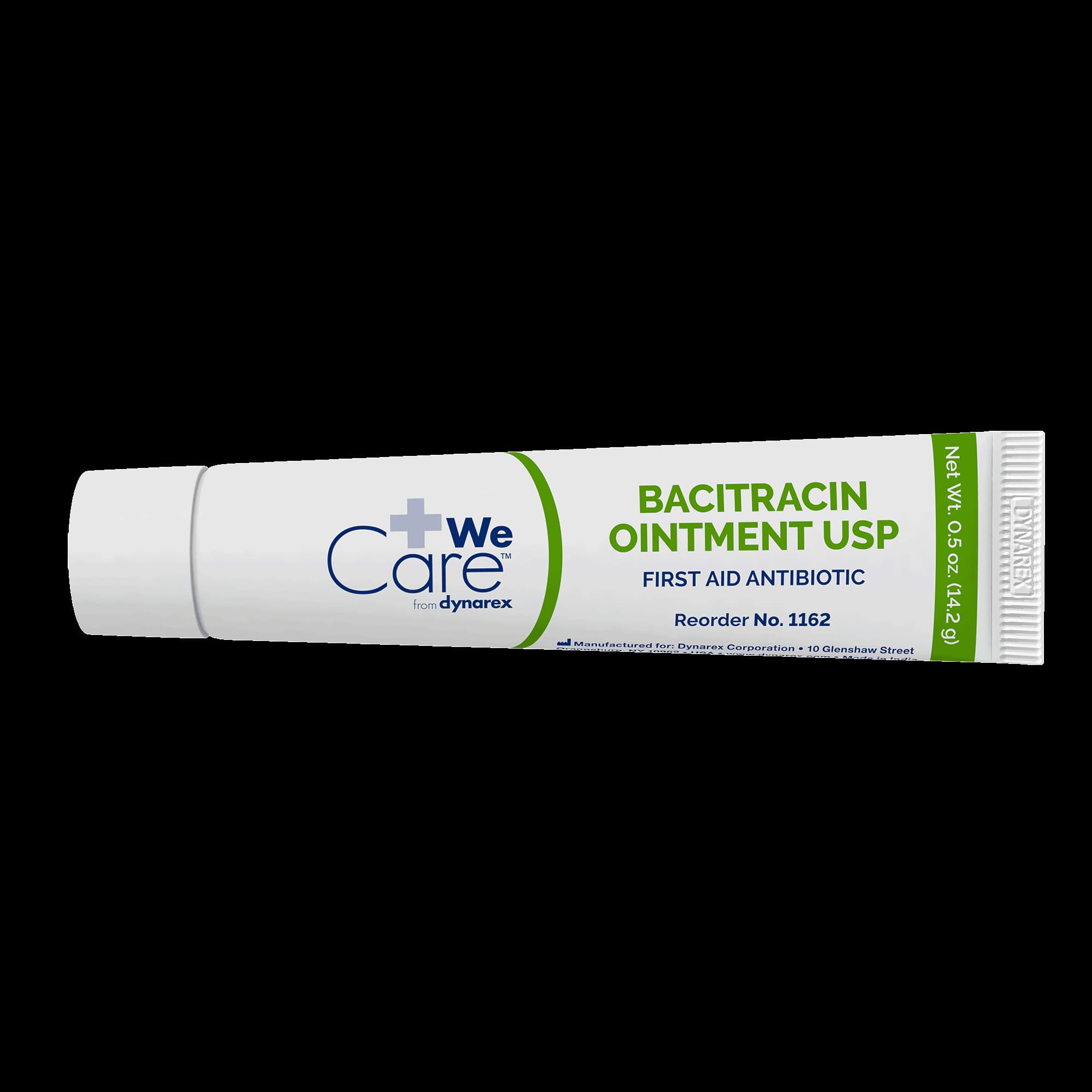 Dynarex Bacitracin Ointment, 500 u/g, 0.5 oz Tube, 1162 thumbnail 10
