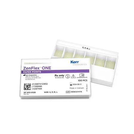 Kerr Dental ZenFlex ONE Absorbent Paper Points, .06 Taper, Assorted Sizes (20/25/35/45), 100/Box, 972-0120 thumbnail 3