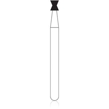 NTI FG Diamond Bur, Coarse, Amalgam Remover, Inverted Cone, #813-016, Friction Grip, 1.6 mm Diameter, 1.8 mm Length, 5/Pk, C813-016 thumbnail 3