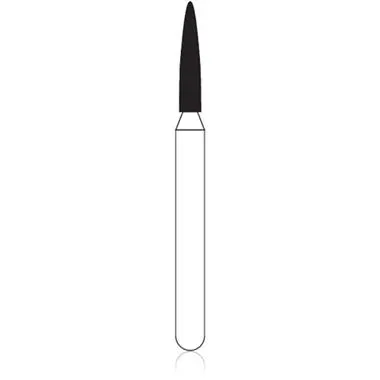 NTI Flame FG Diamond Rotary Instrument, Coarse Grit, 861-012, 5/Pkg - Flame FG, NTI Diamonds, , 861-012, 5/Pkg, Coarse - Image 1