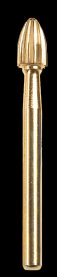 NTI® Trimming & Finishing Carbide Bur, 12-Fluted, FG, Football/Bullet Shape, #H7408-MW, 1.0 mm Diameter, 5/Pkg thumbnail 3