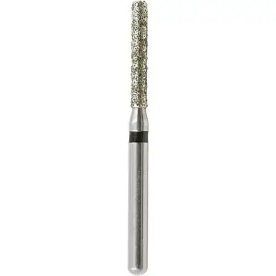 Kerr SimpliCut Single-Use Diamond Bur, Super Coarse, Cylinder with Rounded Shoulder, Friction Grip, 25/Pkg, #KS1-D thumbnail 3