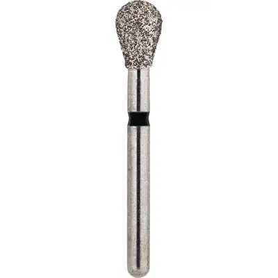 Kerr SimpliCut Single-Use Sterile Diamond Bur, Super Coarse Grit, Pear Shape, Friction Grip, #KS5-D, 25/Pack thumbnail 3