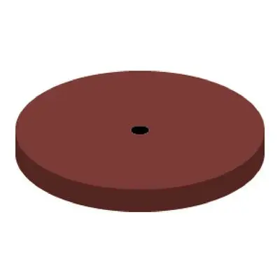 Kerr Rotary NTI Brown Wheel, 220 Grit, Unmounted, 10/Pkg, P0001 - Wheel, 220, 10/Pkg, Brown, Unmounted, P0001 - Image 1