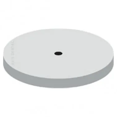 Kerr NTI Polisher Wheel, 220 Grit, White, Unmounted, 10/Pkg, P0301 - Wheel, 220, 10/Pkg, White, Unmounted, P0301 - Image 1