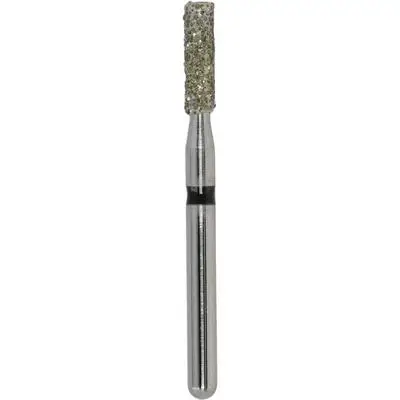 Kerr SimpliCut Single-Use Sterile Diamond Bur, Super Coarse, Flat End Cylinder, Friction Grip, 25/Pack, SC836-014-D thumbnail 3