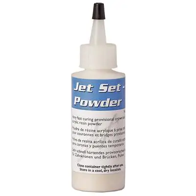 Lang Dental Jet Set-4 Self-Curing Acrylic Resin Powder, Shade OM1, 2 oz Bottle, 3810OM1 thumbnail 3