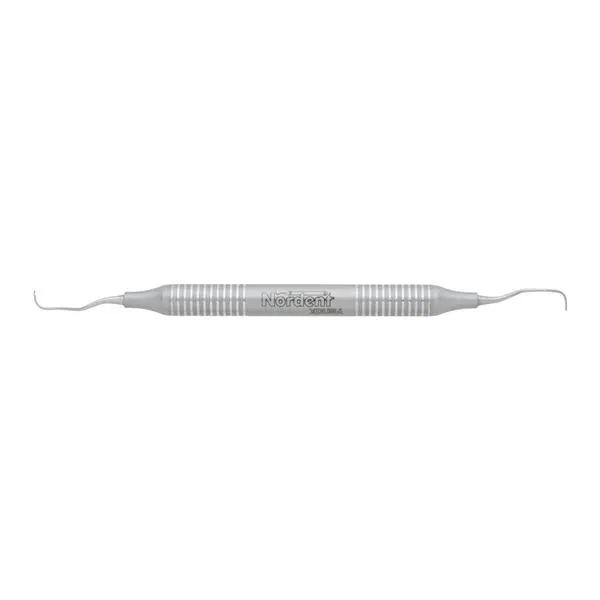 Nordent XDura Curette DE Gracey #13/14, DuraLite Round Handle, Stainless Steel, RENSGRA13-14 thumbnail 8