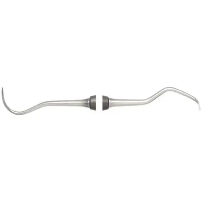 XDURA® Scalers - Anterior Sickle N5-Contra Angle Hoe #48 - DuraLite® Round, Double End, Stainless Steel, RENSN5-48 thumbnail 3