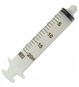 Crosstex Luer-Lok General Use Syringe, 20 ml, Graduated, Single-Use, 48/Box, 302830 - Luer-Lok General Use Syringes - Image 1