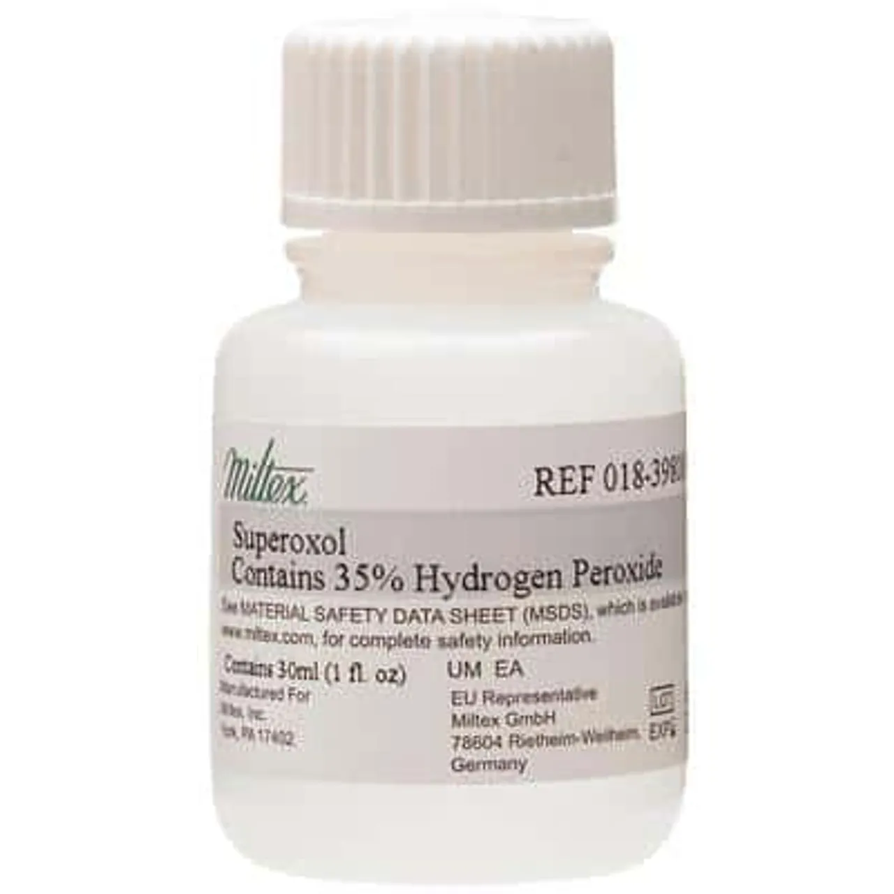 Superoxol In-Office Dental Bleaching Agent, 35% Hydrogen Peroxide, 8 mL Bottles, 4/Pkg, 018-39810 thumbnail 2