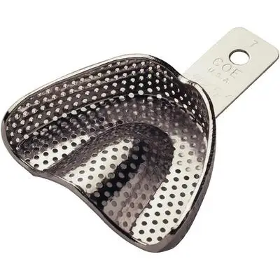 COE Nickel-Plated Perforated Impression Tray, #7 Small Upper, Full-Arch, 1 Each, #260071 thumbnail 6