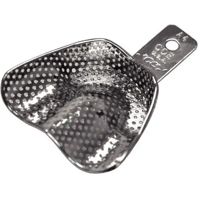 GC America COE Depressed Anterior Perforated Impression Tray, Nickel-Plated, Upper, #A4 (Medium), 268041 thumbnail 3