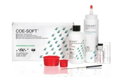 GC America Coe-Soft Resilient Denture Liner Economy Package, Self-Cure, Pink Powder/Clear Liquid, 5 lb Powder & 2 qt Liquid, 344003 thumbnail 10