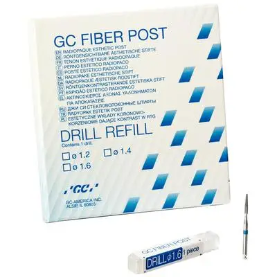 GC Fiber Post Drill Refill, 1.2 mm, Red, 400007 thumbnail 4
