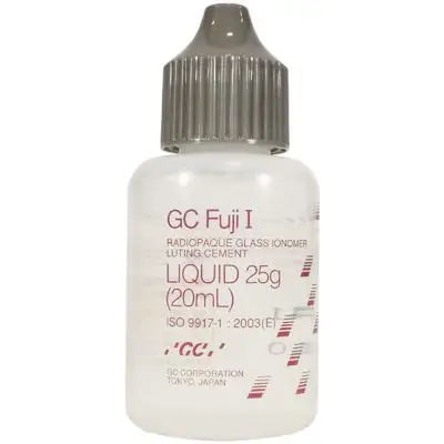 GC Fuji I Glass Ionomer Luting Cement Liquid Refill, 25 g (20 mL) Bottle, 901009 thumbnail 12