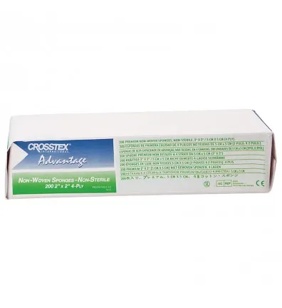Crosstex Advantage Plus Non-Woven Sponges, 2" x 2", 4-Ply, Non-Sterile, 5000/Case, ENCNWL thumbnail 5