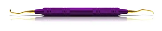 American Eagle Instruments Standard Gracey Curette, XP, #1-2, Anterior, EagleLite Resin Handle, 3/8", Purple, Double-Ended, 1/Pk, AEG1-2XPX thumbnail 4