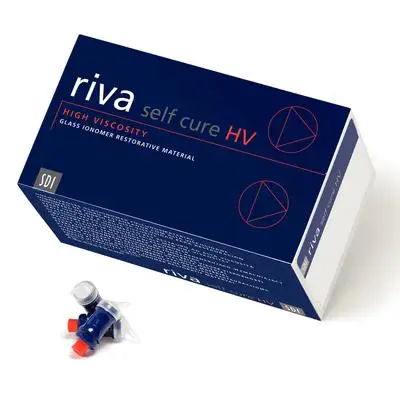 Riva Self Cure HV Capsules, High Viscosity Glass Ionomer Restorative, Shade A1, 50/Box, 8630001 thumbnail 8