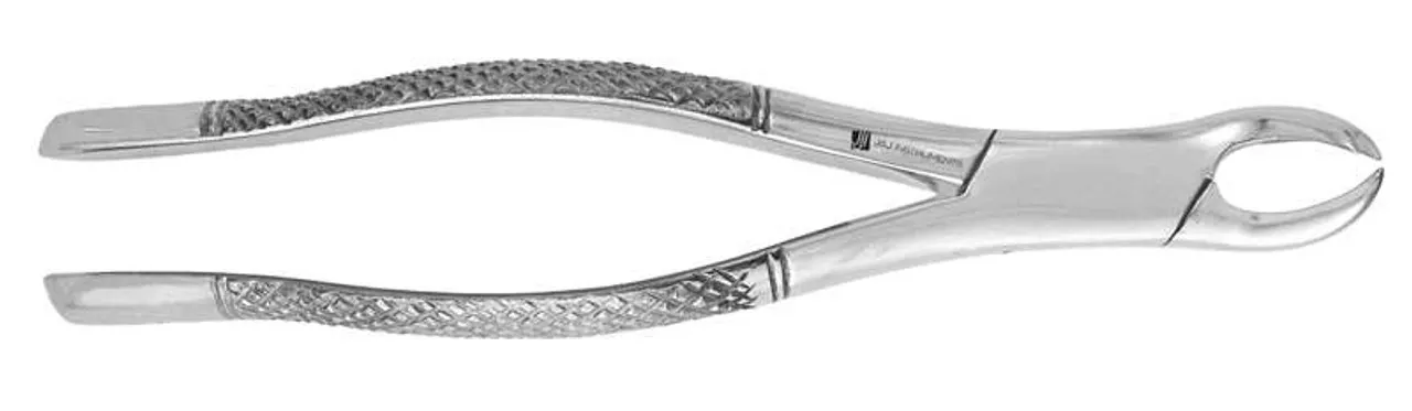 J&J Instruments Extracting Forceps #90, Upper Left Molar, Stainless Steel, 1/Pkg, 05-900 - Extracting Forceps – # 90, Left - Extracting Forceps – # 90, Left - Image 1