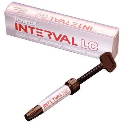 Temrex Interval LC Light-Cured Temporary Restoration Material Syringe, 4.5 g, Refill, 7575 thumbnail 11