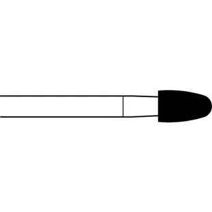 Midwest Once Sterile Carbide Bur, FG, Football Shape, #379-023, 2.3 mm Diameter, 25/Pkg - Midwest® Once™ Sterile Specialty Carbide Burs - FG, 25/Pkg - Football, # 379-023, 2.3 mm Diameter, 25/Pkg - Image 1