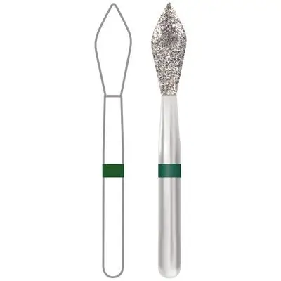 Midwest Multi-Use Diamond Bur FG #368/023C, Coarse, Football Shape, 5/Pk, 471417 thumbnail 3