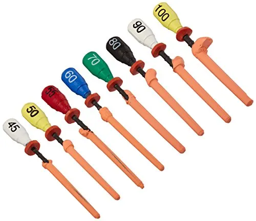 Densfil Plastic Obturators, Refill, 25 mm, #20-40 Assorted, 20/Pk, 669267 thumbnail 10