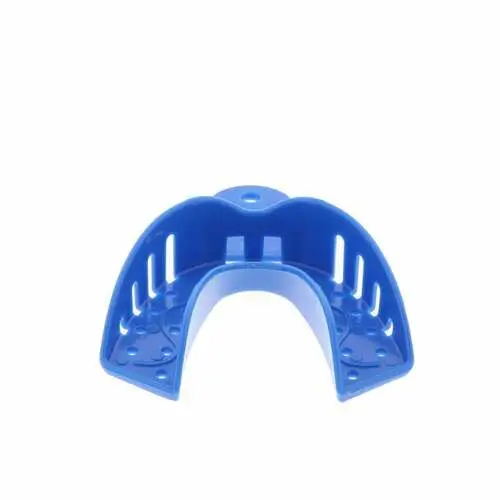 Excellent Disposable Impression Trays, #2 Large Lower, Perforated Plastic, 12/Pk, IT-LL thumbnail 4
