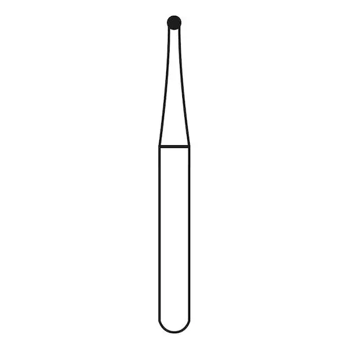 Alpen Carbide Operative & Surgical Bur, RA (Right Angle) Latch, Round #2, 1.0 mm Head Diameter, 10/Pkg, R200002 thumbnail 13