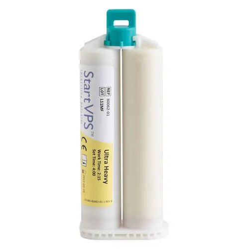 Start VPS Ultra Heavy Body Vinyl Polysiloxane Impression Material, Regular Set, 50 mL Cartridges, 4/Pkg, 80062-01 thumbnail 2