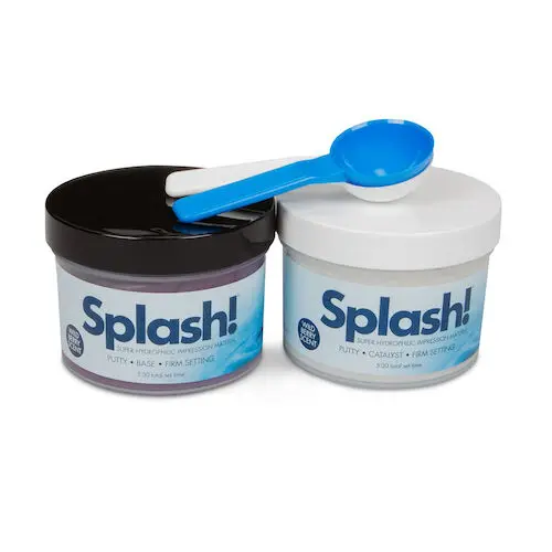 Splash! Regular Set Putty, VPS Impression Material, 250 mL Base & 250 mL Catalyst Jars, Wild Berry Scent, SPD1212 thumbnail 7