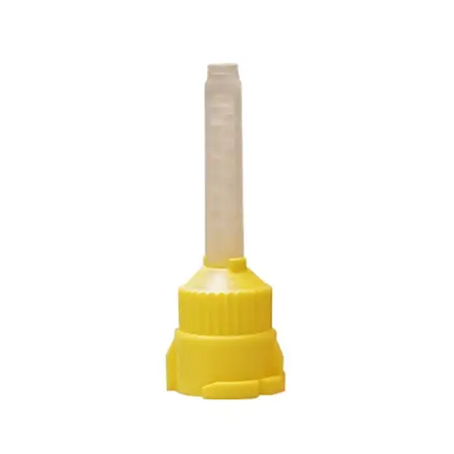 Defend T-Mix Mixing Tips, Short Yellow, 4.2 mm, 48/Pkg, VP-8105T thumbnail 3