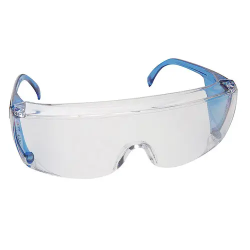 Palmero ProVision End-Fog Protective Eyewear, Blue Frame, Clear Lens, 1/Pack, 3556B thumbnail 3