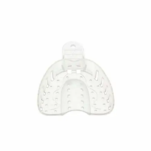 Plasdent Excellent Crystal Impression Tray, #1 Large Upper, Perforated, Clear, 12/Pk, ITC-LU thumbnail 3