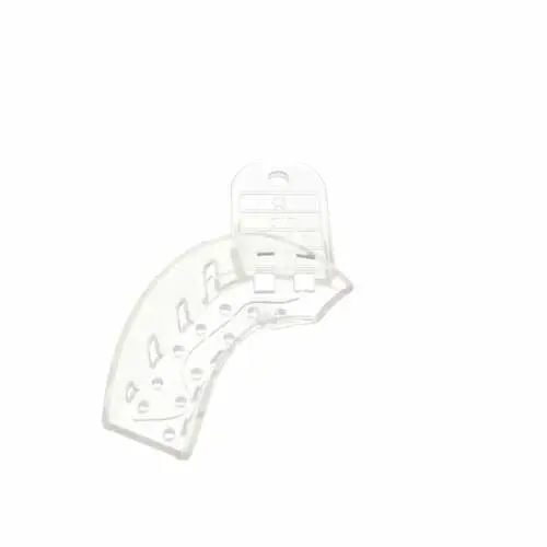 Excellent Crystal Impression Trays, Perforated, #8 Upper Left/Lower Right, Clear, 12/Pk, ITC-ULLR thumbnail 3