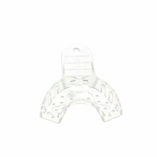 Plasdent Excellent-Crystal Impression Tray, Anterior #9, Clear, Perforated, 12/Pk, ITC-ANT thumbnail 4