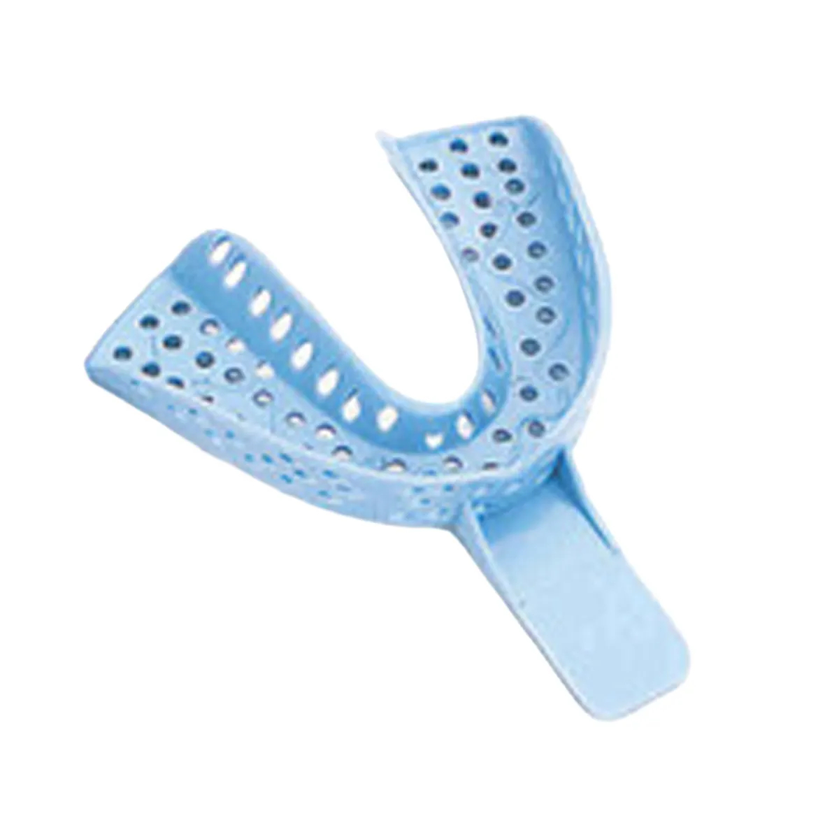 Excellent II Disposable Impression Trays, #2 Large Lower Arch, Perforated, Baby Blue, 12/Bag, IT2-LL thumbnail 7